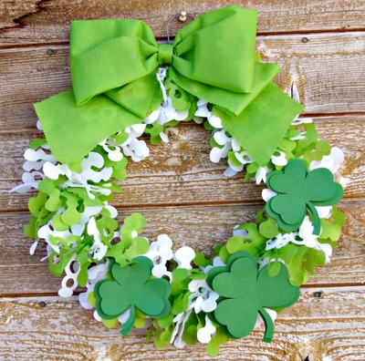 Festive St. Patrick's Day Wreath