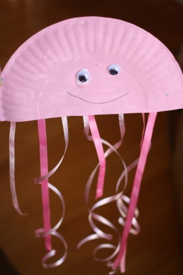 Paper Plate Jellyfish Craft  Summer Fun Series - About a Mom