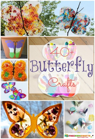 40 Butterflies for Kids to Make
