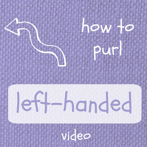 images How To Knit Left Handed how to purl left handed video