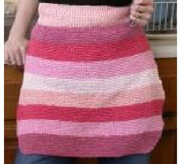 Kitschy Apron in Cotton Chenille