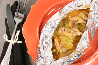 Baked Chicken Breast in Foil Packets