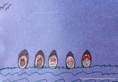 Shark Fingerprint Art