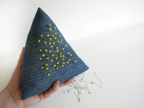 Scrappy Denim Free Pincushion Pattern