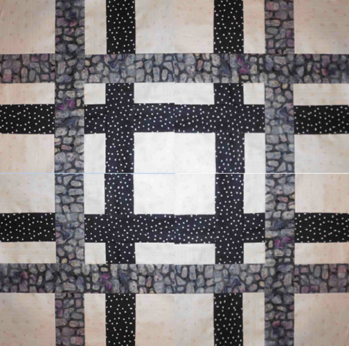 Neutral Quilt Block Pattern