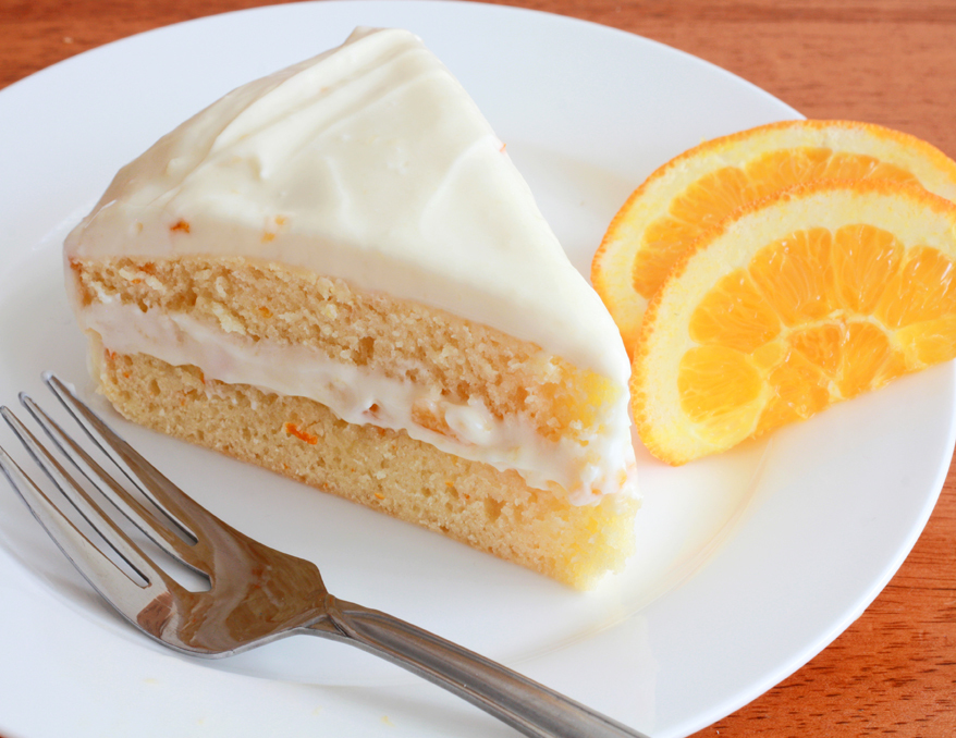 Orange Cake With Cream Cheese Frosting 