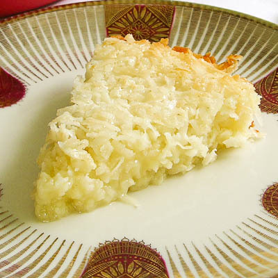 Self-Crust Coconut Pie | FaveSouthernRecipes.com