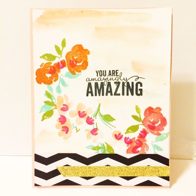 Simple Stamped Amazing Card
