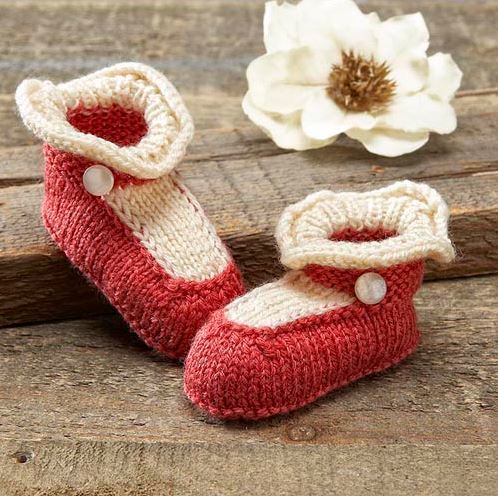 Mary jane baby shoes free knitting pattern Clearance
