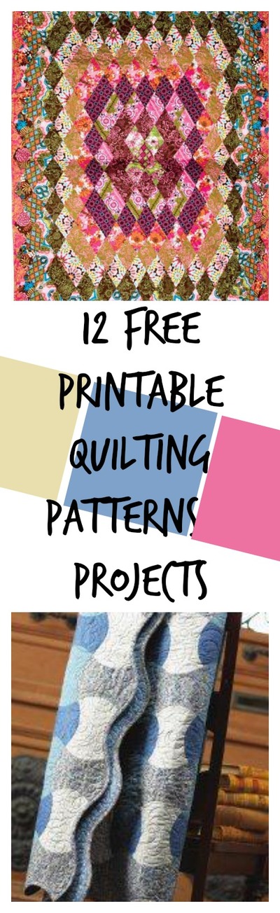 12 Awesome Free Quilt Patterns and Small Quilted Projects