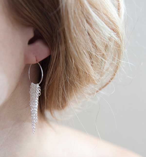 Cascading Chain Link Earrings