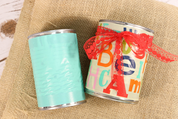 Ten Minute Tin Can Luminaries