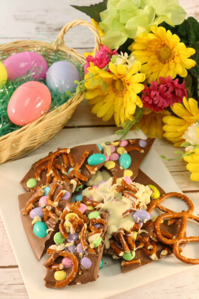 Leftover Easter Candy Bark