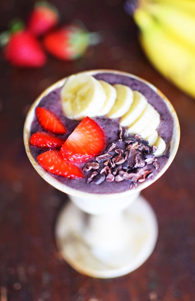 Cherry Berry Chocolate Smoothie