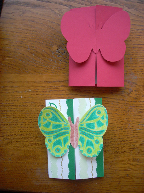 Colorful Butterfly Card | AllFreePaperCrafts.com