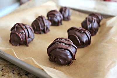 Dark Chocolate Peanut Butter Balls