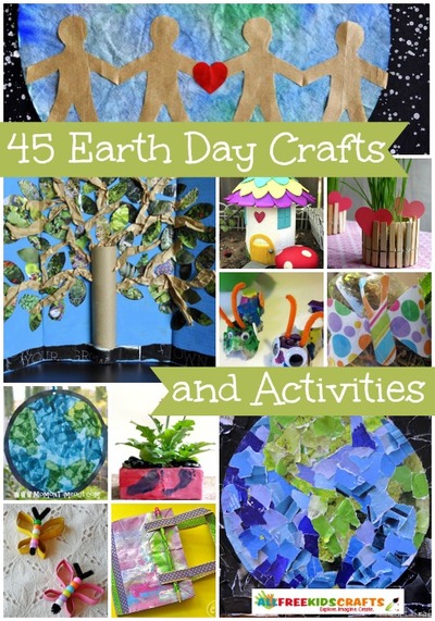 Celebrate Earth Day with 45 Earth Day Activities for Children and Earth Day Crafts for Kids