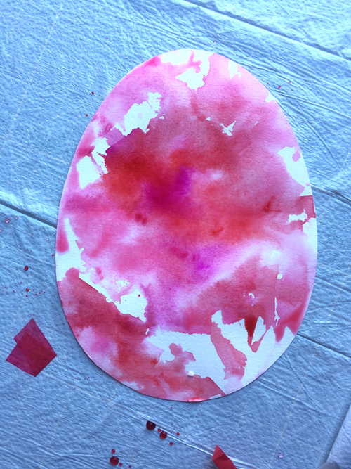 Art Tissue Paper Egg Craft