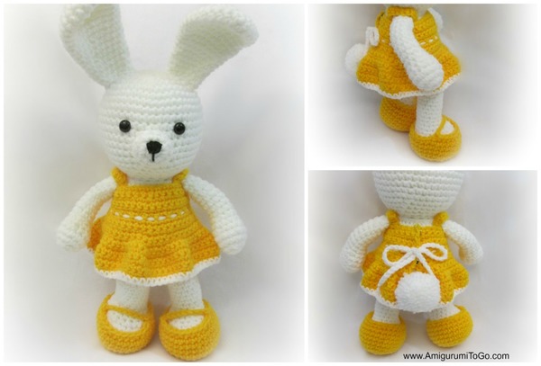 Cheerful Spring Easter Bunny