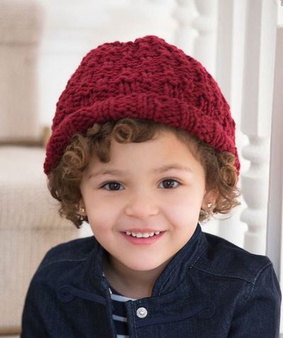 Child's Marsala Knit Hat