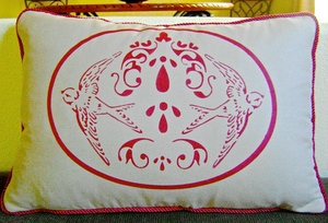 Nature Damask Free Pillow Pattern