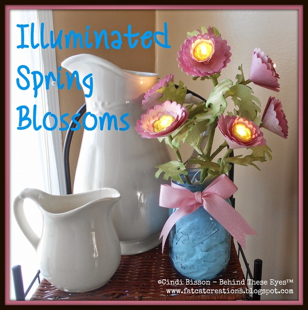 Illuminated Blossoms Spring Craft