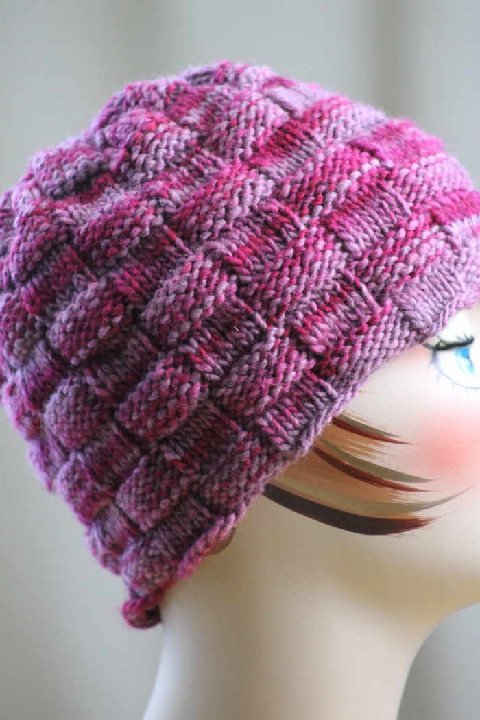 Beauty of a Basketweave Hat | AllFreeKnitting.com