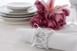 Glamorous Crochet Napkin Rings