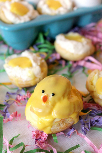 Easter Cream Puffs