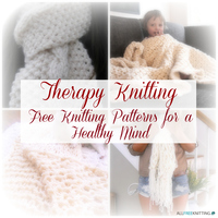 Therapy Knitting: 21 Free Knitting Patterns for a Healthy Mind