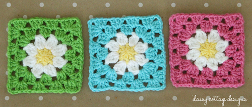 Spring Granny Square Crochet Pattern
