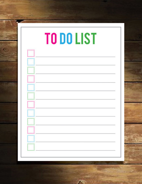 Free Printable To-Do List