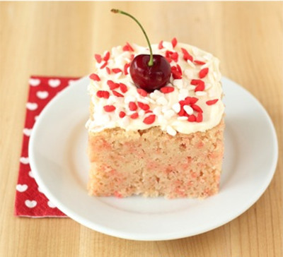 6-Ingredient Cherry Chip Cake