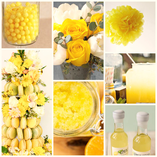 Summer Wedding Colors: Yellow