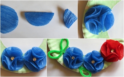 Colorful Summer's Day Poppy Wreath Colorful Summer's Day Poppy Wreath