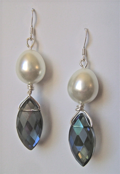 Pearl Drop Briolette Earrings