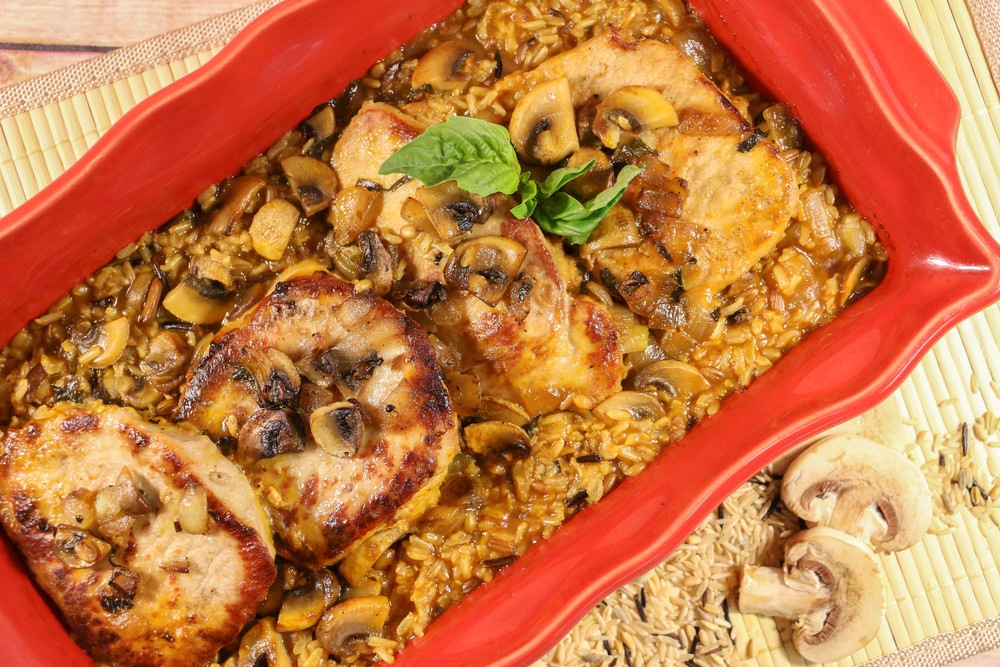 Succulent Pork Chop Casserole with Rice-image