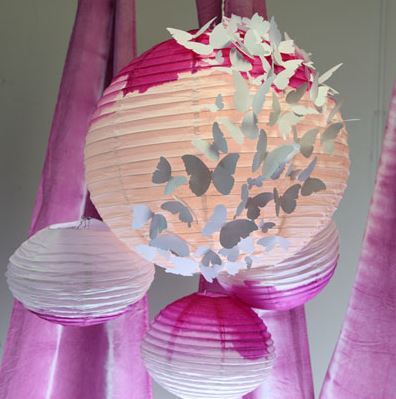 Dazzling Butterfly Paper Lanterns