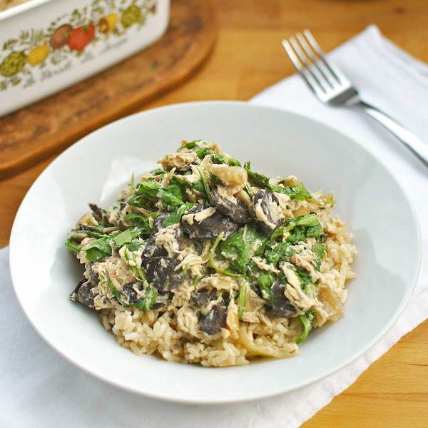 Slow Cooked Mushroom Ranch Chicken