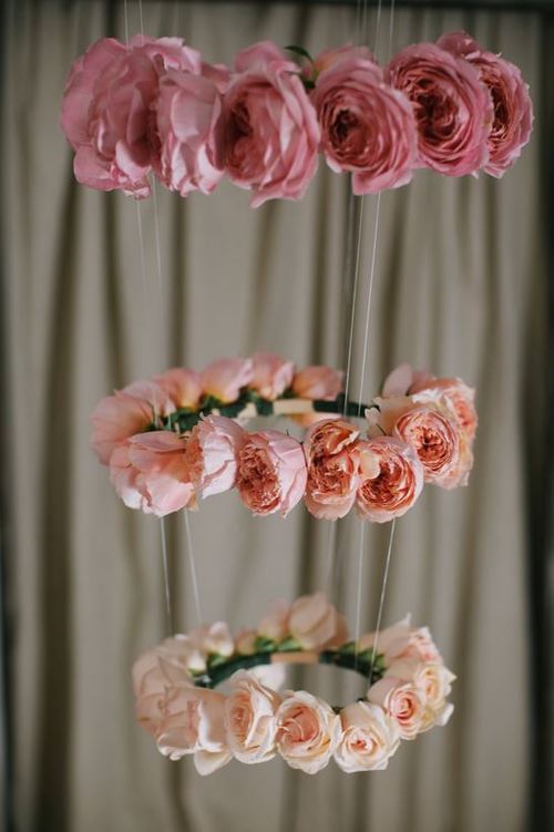 Unbelievable Ombre Suspended Roses