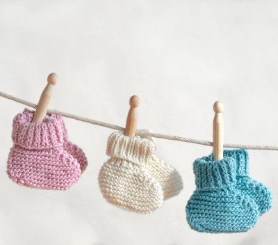 Simply Sweet Baby Booties