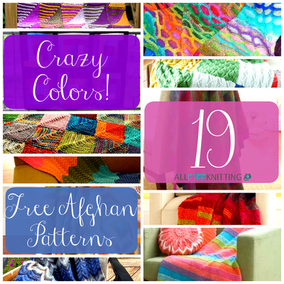 Crazy Colors: 19 Free Afghan Patterns