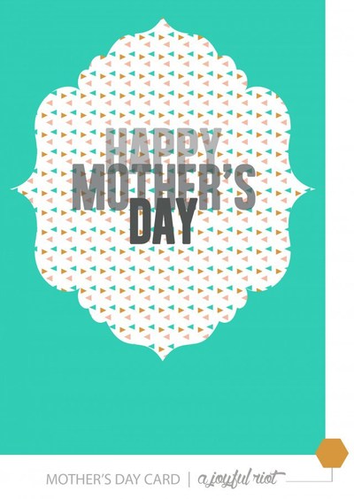Simply Stunning Mother's Day Card