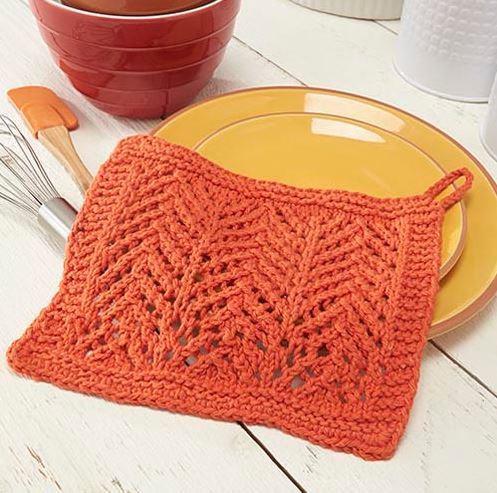 Classic Chevron Knit Dishcloth