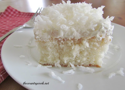 Easy Coconut Poke Cake