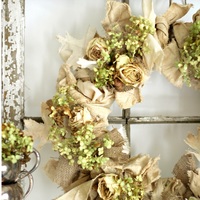Neutral Fall Wedding DIY Wreath