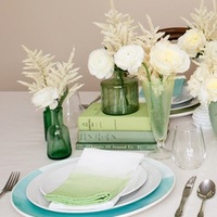 Ombre Dipped DIY Napkins