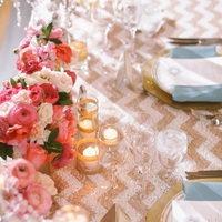 Sparkling Pink and Gold Wedding Color Scheme