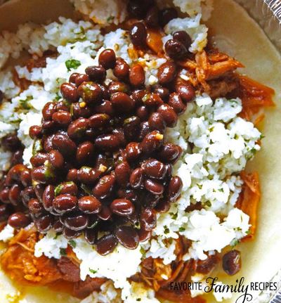 Our Version of Cafe Rio's Cilantro Lime Rice and Black Beans