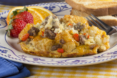 Potato Tot Breakfast Bake